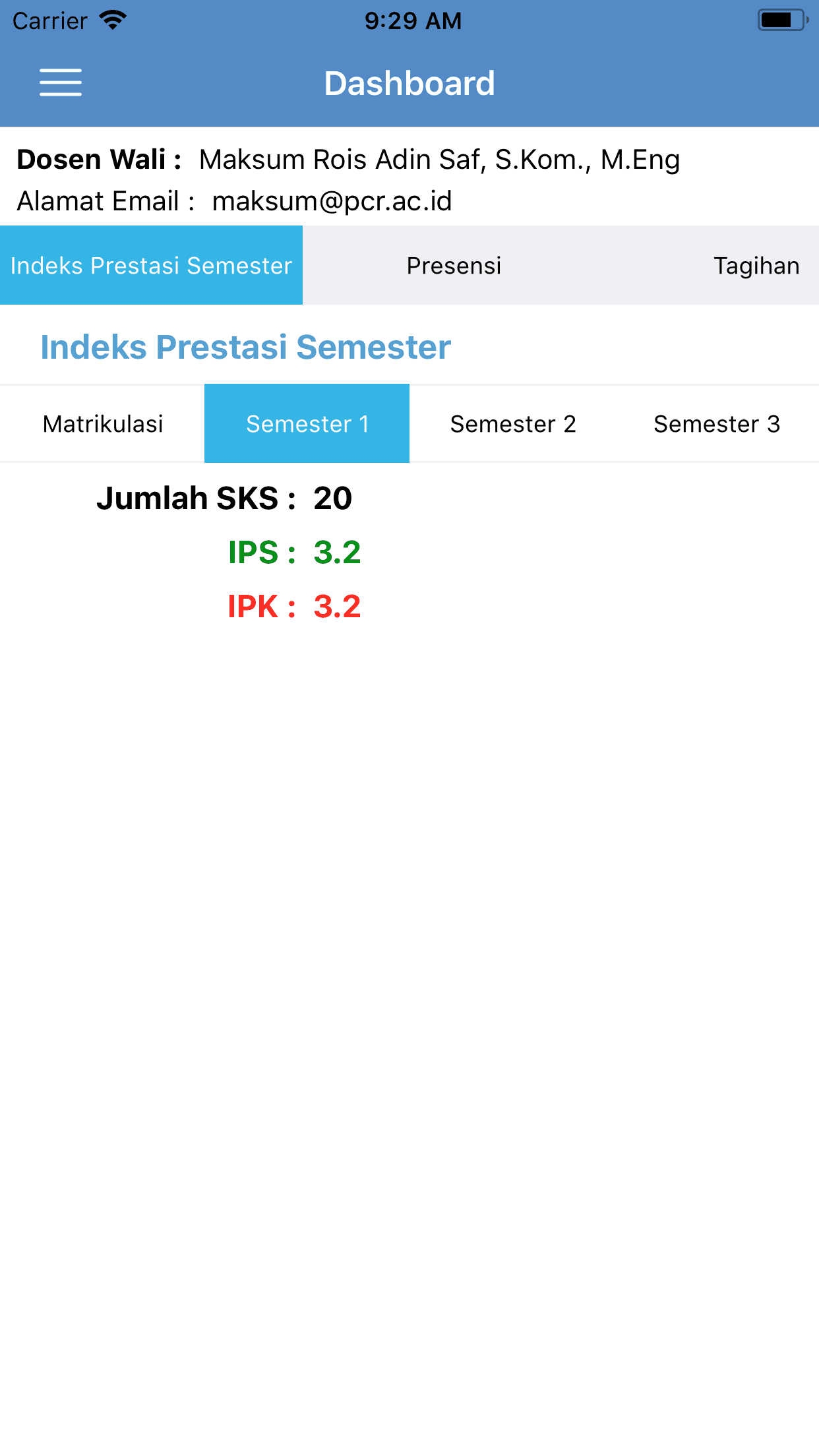 Sistem Informasi Akademik screenshot 2