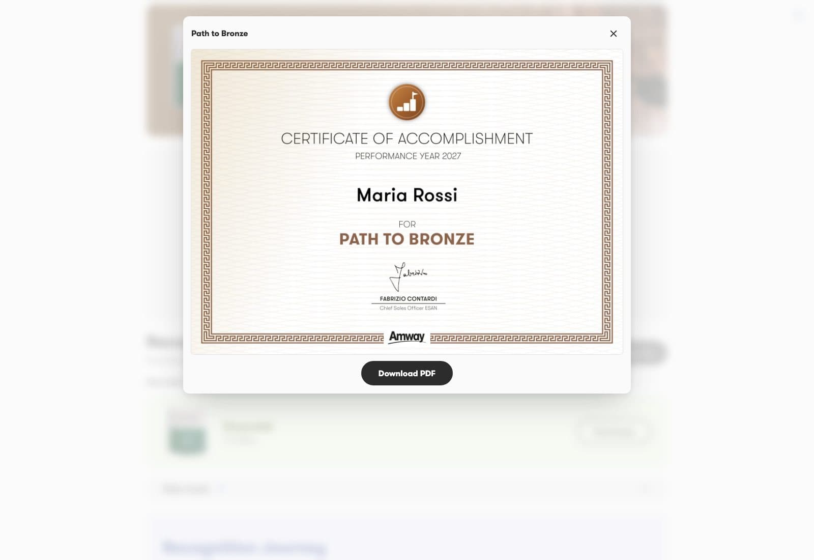 Amway My Recognition screenshot 2