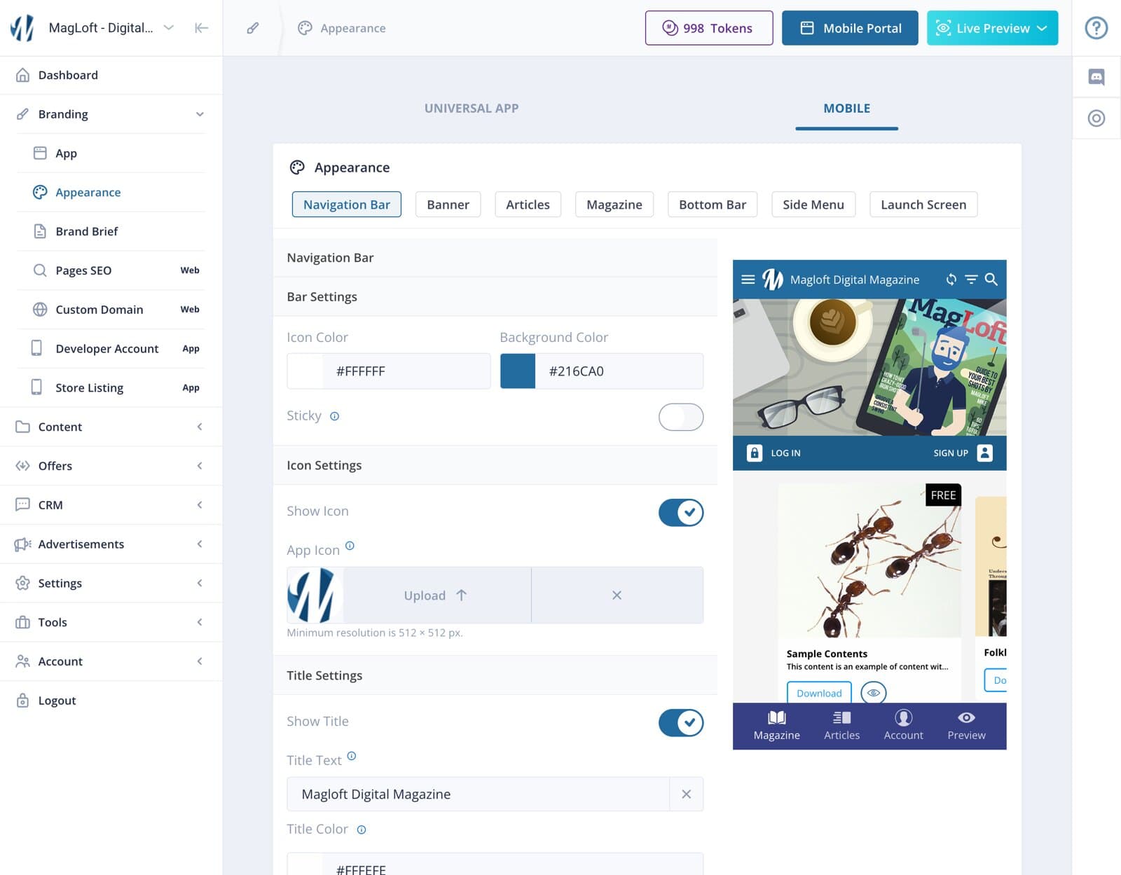 MagLoft Admin screenshot 3
