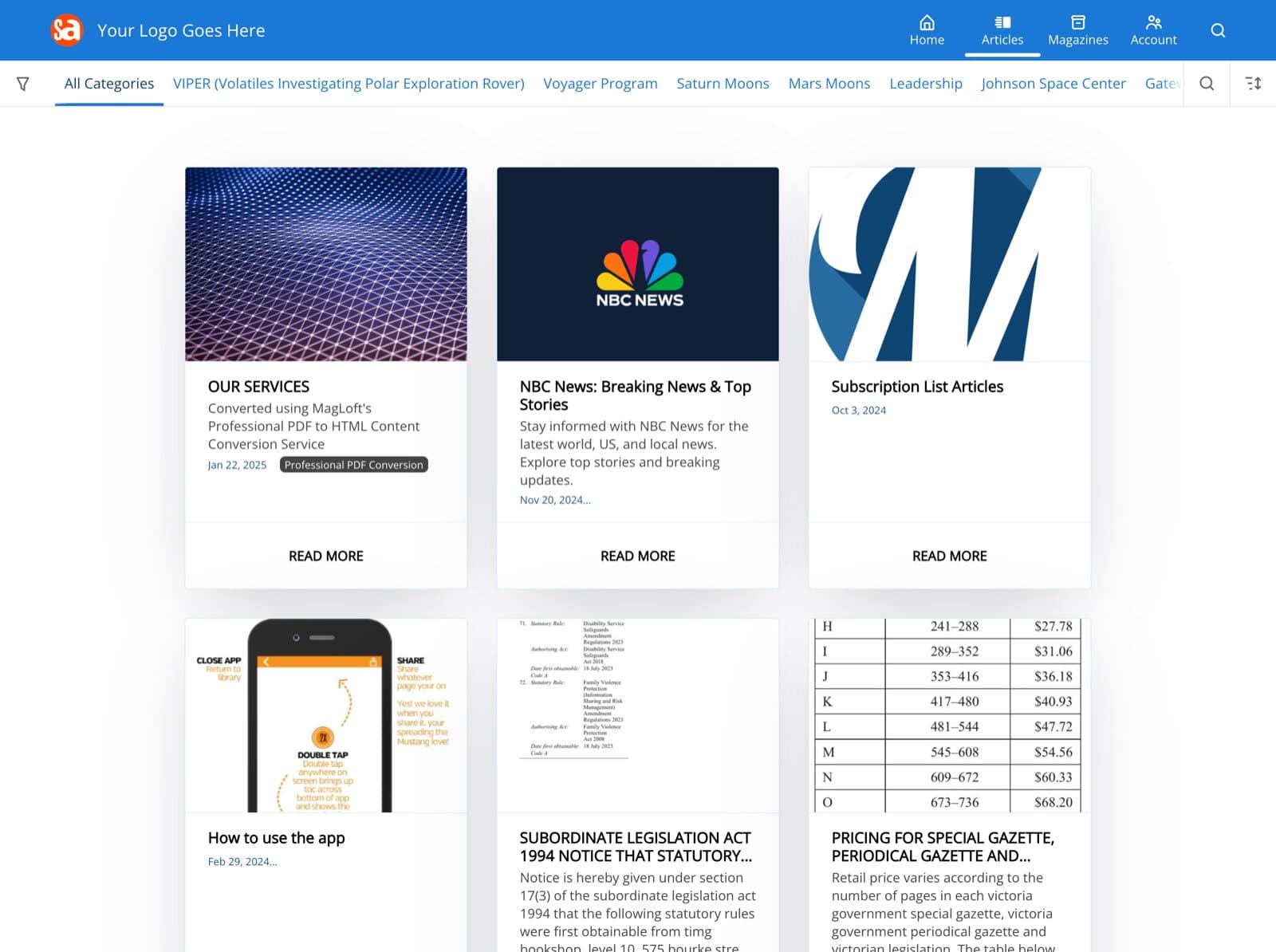 MagLoft PWA screenshot 2
