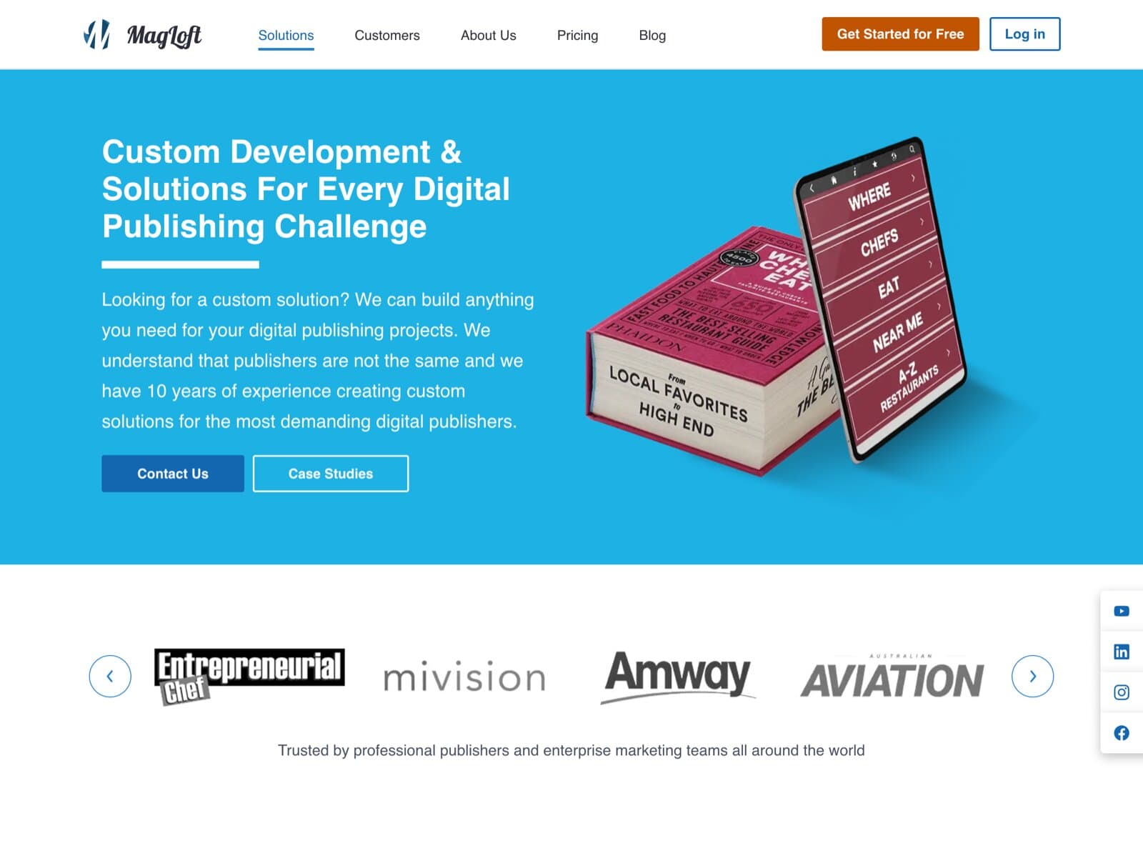 MagLoft Website screenshot 2